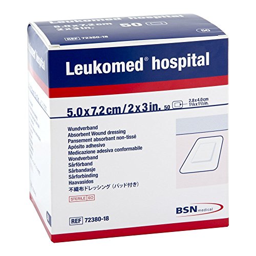 Leukomed sterile Pflaster 7,2x5 cm 50 stk