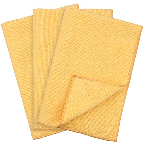 TECAROO 3er-Set Mikrofasertücher, saugstark, besonders weich, lackschonend | 2 Jahre Zufriedenheitsgarantie | Reinigungstuch, Poliertuch, Allzwecktuch