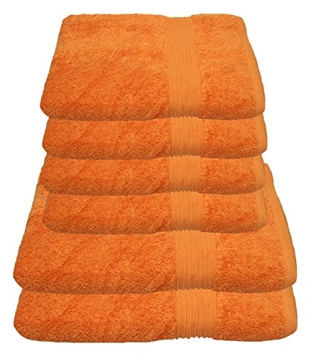 Julie Julsen Handtuch Set 2X Duschtuch 4X Handtuch Orange/in 23 Farben erhältlich weich und saugstark