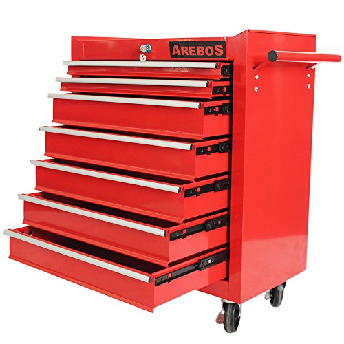 Werkstattwagen Werkzeugwagen Kugelgelagert Werkzeug Rollwagen 7 Fächer
