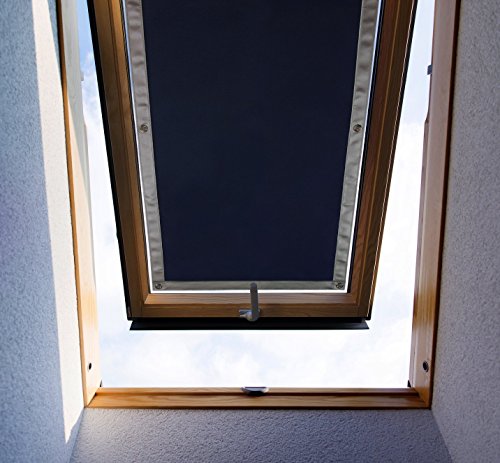 Purovi Thermo Sonnenschutz für Dachfenster | passend für Velux + Roto Fenster | Größe für: Velux S06 und 606 – 94 x 92cm