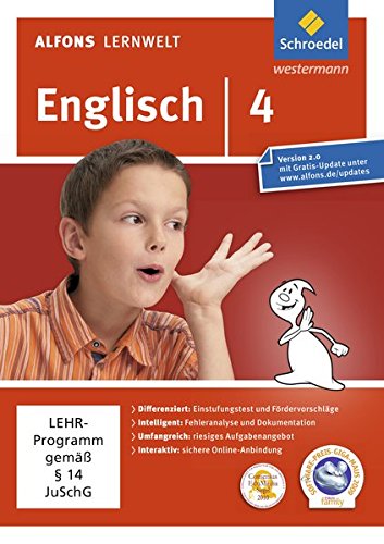 Alfons Lernwelt Englisch 4  Einzelplatzlizenz