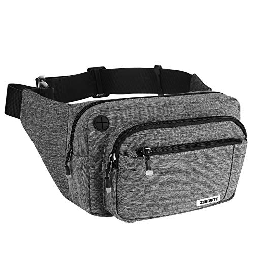Speedsporting Gürteltasche Bauchtasche Damen Herren Wasserabweisende Hüfttasche mit Reißverschluss Bauchbeutel für Damen und Herren Outdoor Gurttasche Zum Wandern Hip Bag