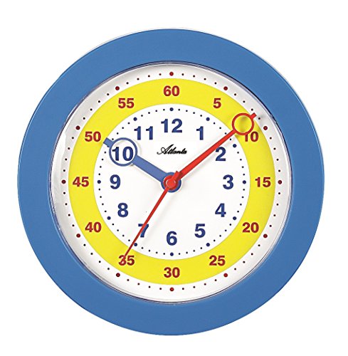 Atlanta Wanduhr für Kinder Analog Blau - 4481-5