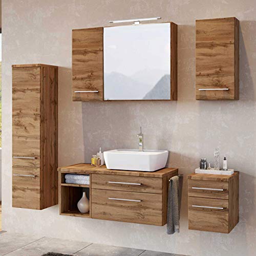 Lomadox Badezimmer Möbel Konfigurator Wotaneiche Nb. Jetzt selbst zusammenstellen