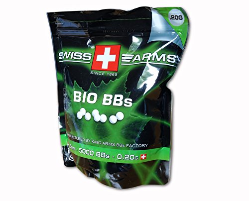 Swiss Arms Softair BIO BBs 0.20 g Kal. 6 mm 5.000 Stück weiß, 203806