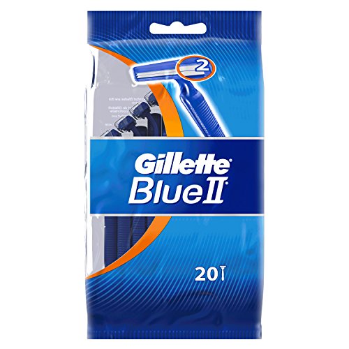 Gillette Blue II Einwegrasierer, 20 Rasierer
