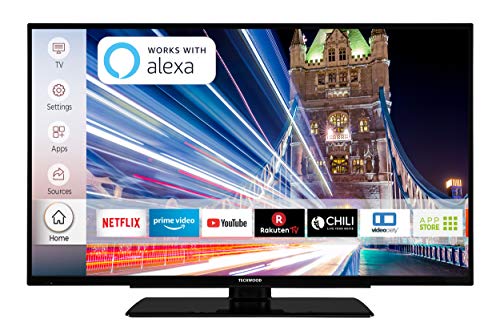 Techwood U40T52C 102 cm (40 Zoll) Fernseher (4K Ultra HD, HDR10, Triple Tuner, Smart TV, Prime Video, Works with Alexa, Dolby Audio)