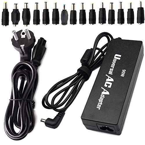 PFMY Universal Laptop Netzteil Ladegerät Ladekabel 90W AC Adapter Notebook Charger Kompatibel für HP Compaq Dell Toshiba ASUS Sony Acer Samsung Lenovo Thinkpad IBM Delta Liteon Chicony, MEHRWEG