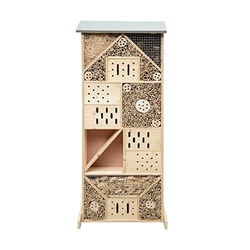 Gardigo Insektenhotel XXXL 1,20 m hoch, Nistkasten und Bruthilfe für Bienen, Schmetterlinge, Marienkäfer, Florfliegen etc.