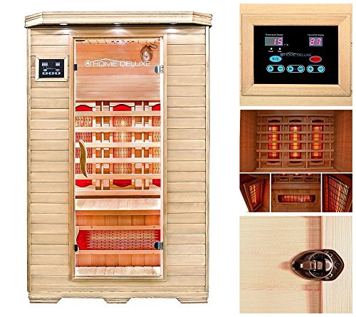 Home Deluxe | Infrarotkabine | Redsun M | Vollspektrumstrahler | inkl. vielen Extras und komplettem Zubehör | verschiedene Varianten