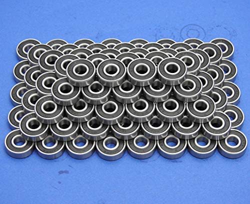 100 Stück 608 2RS Kugellager (8x22x7 mm) DIN 625