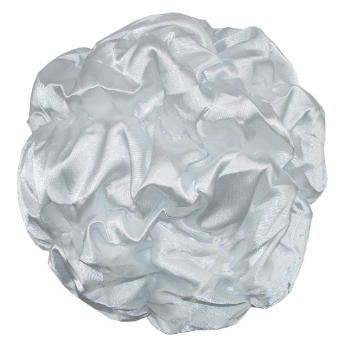 Fantasia Duschhaube, Weiß, 100 % Polyester-Satin