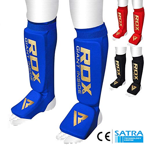 RDX Schienbeinschoner Boxen MMA Schienbeinschutz Kampfsport Kickboxen Schienbein Schienbeinschützer Beinschützer(CE Bescheinigt Genehmigt Durch SATRA) (MEHRWEG)