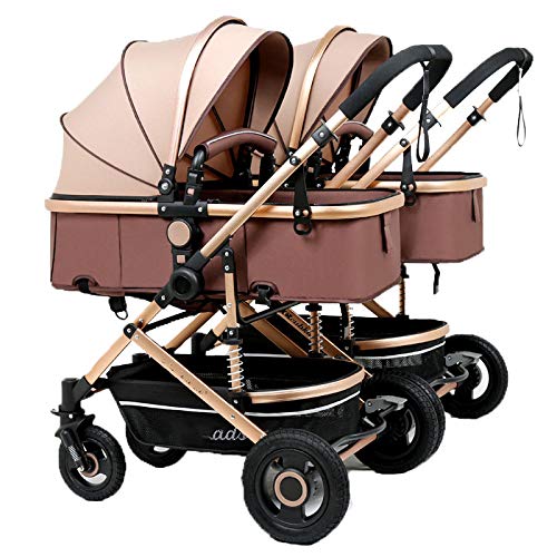 Defect Der abnehmbare, Faltbare Kinderwagen für Zwillingskinderwagen kann auf dem zweiten Kind sitzen, das EIN doppeltes Kind trägt