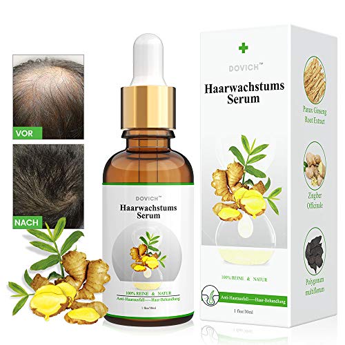 Haarwachstum Serum, Anti-Haarausfall, Haarserum für Haarwachstum Beschleunigen, Haarwuchsmittel für Frauen und Männer,für dünner werdendes Haar, Verdickung und Nachwachen, für schnelles Haarwachstum