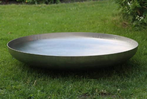 Klöpperboden Feuerschale Edelstahl Ø 800 mm Grillschale 80 cm Wandstärke 3 mm