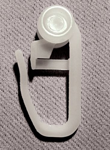 100 Stück Gardinenröllchen für Schienen Innenlauf Gardinen Röllchen Gardinenrollen Vorhang Gleiter Faltenhaken Typ517