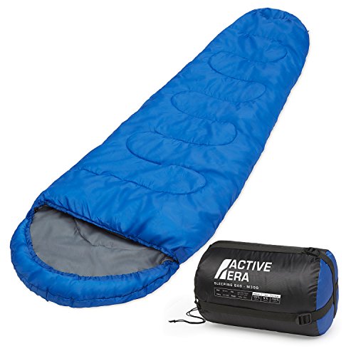 Professional 300 Mumien-Schlafsack für 3 - 4 Saisons für Camping, Wandern, Aktivitäten im Freien