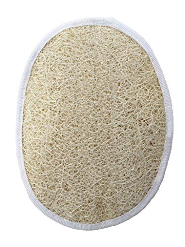 Woloxo hochwertiger Luffaschwamm für Bad und Dusche, Loofah pad mit natürlichen Stoffen für Peeling, Massage und Körperpflege, Luffa Schwamm ideal für alle Hauttypen, Naturprodukt aus 100% Luffa-Faser