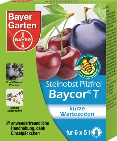 Bayer Garten Steinobst-Pilzfrei Baycor T Pilzbekämpfung, Braun, 30 g