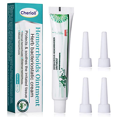 Hämorrhoiden Salbe | Effektive Linderung von Schmerzen, Juckreiz & Blutungen, Analfissuren und Analbeschwerden in und um den After 20g Hilfsröhre x4