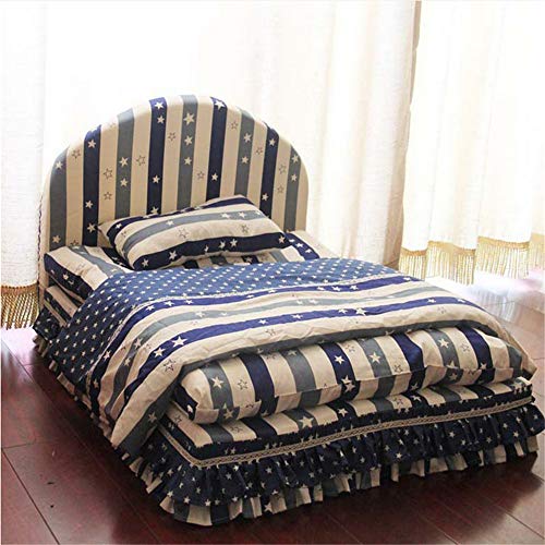 Wuwenw Marke Hohe Qualität Luxus Edle Prinzessin Pet Bett Hundebett Katze Matte Sofa Hund Haus Hund Nest Schlaf Kissen Zwinger, Blau, S