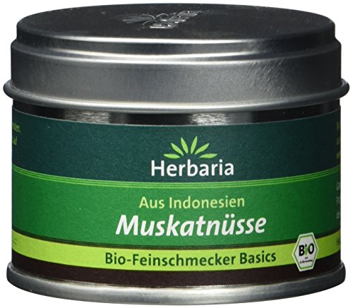 Herbaria Muskatnüsse ganz, 1er Pack (1 x 3 Stück) - Bio