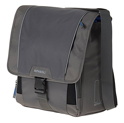 Basil Fahrrad-schultertasche Sport Design, Grey, 31 x 17 x 34 cm, 18 Liter, 17582