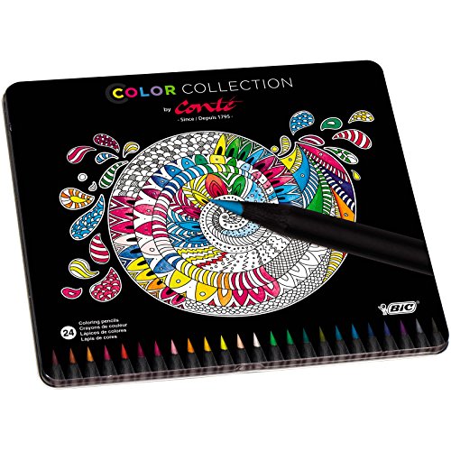 Conté 942169 Conte Buntstifte, Limited Edition, 24 Stück, 24-farbig sortiert