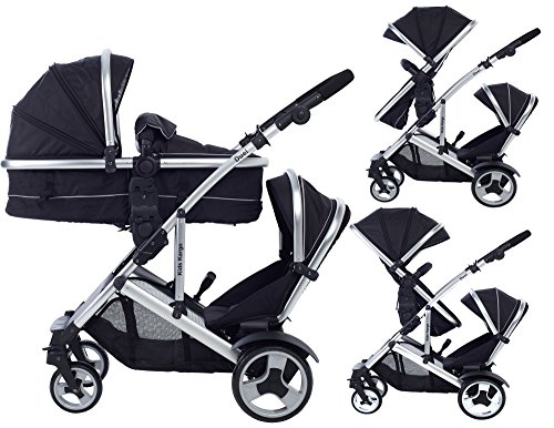 Doppel-Kinderwagen für Zwillinge
