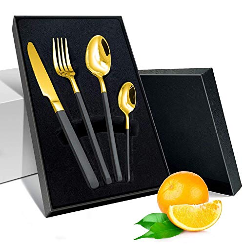 Elegant Life Hochwertige Spiegelpolierte Bestecksets für Haus, Küche, Party, Restaurant