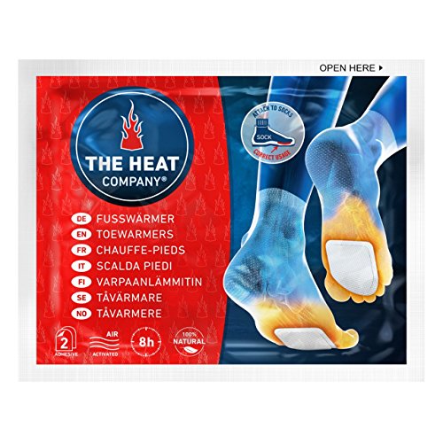 The HEAT company Fußwärmer Wärmekissen SELBSTKLEBEND auf Socken 8 Std. Wärmedauer 5 Paar