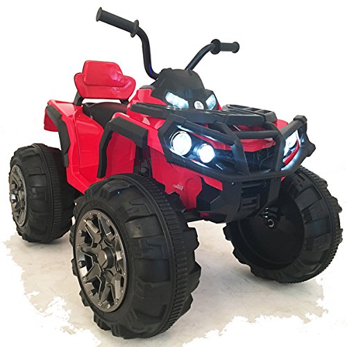 12V Kinder QUAD / ATV mit 2x Motoren Kinderauto Kinderfahrzeug Kinder Elektroauto mit Fernbedienung /echtes FM-Radio/mp3/USB/SD Leser/Federung