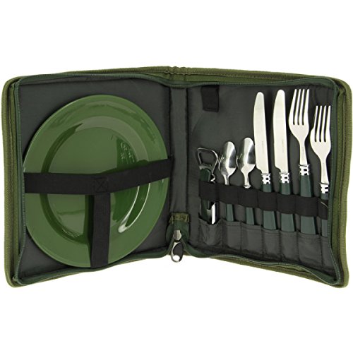 10-teiliges komplettes G8DS Campinggeschirr und Besteck für 2 Personen Kochgeschirr Camping-Besteck-Geschirr-SET Survival Outdoor