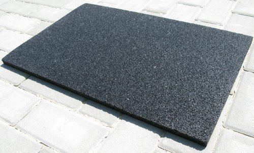 acerto Antivibrationsmatte aus Gummigranulaten, 60x40x2cm  Besonders robust  Hohe Dichte  Universell einsetzbar als Waschmaschinen-Unterlage, Gummimatte, Bodenschutzmatte, Anti-Ermüdungsmatte | Vibrationsdämpfende Waschmaschinen-Matte, Bodenmatte