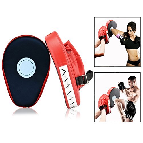 Itian 1 Paar Kickboxen Boxen Kickboxen Muay Thai Sparring Stanzen Mitts Handpratzen Trainerpratzen Schlagpratzen Coaching