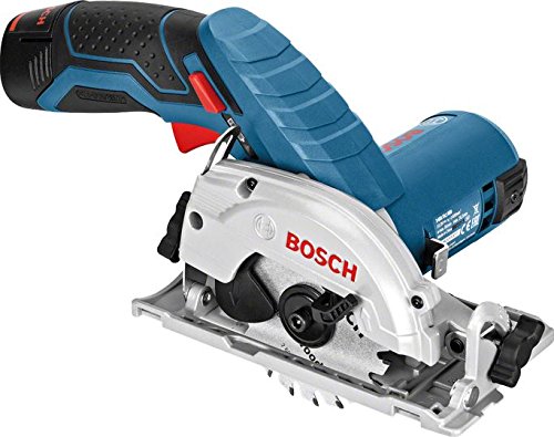 Bosch Professional Akku-Kreissäge GKS 12 V-26, kompakte Universalsäge mit 85 mm Sägeblatt, click and go, in praktischer L-BOXX, Art.Nr. 06016A1002
