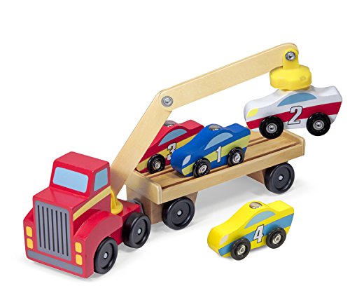 Melissa & Doug 19390 - Magnetischer Autoverladekran