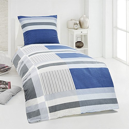 Microfaser Flausch Fleece Winter Bettwäsche Kuschel weich 135x200 Kissenbezug