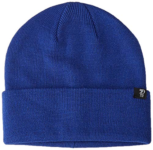 TOM TAILOR Denim Herren Basic Beanie Mütze Baskenmütze, Blau (Sodalite Blue 10833), One Size