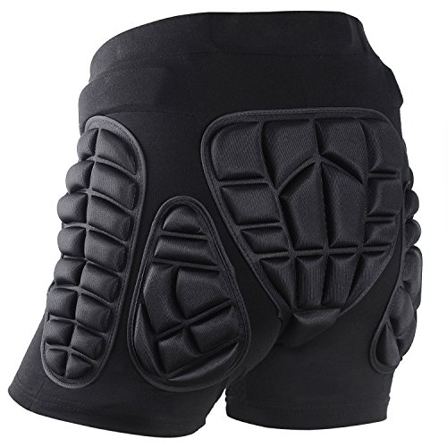 Soared Snowboard Schutzhose Protektorhose Sport Fahrrad Protektor Shorts Radunterhose Fahrradhose Hüfte Kurze Hose 3D Gepolstert Kinder Herren Damen