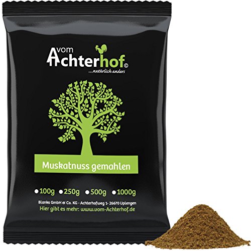 100 g Muskatnuss gemahlen Premium Qualität natürlich vom-Achterhof Muskat