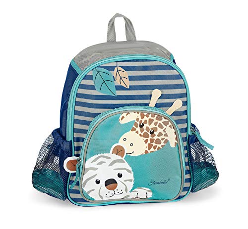 Sterntaler Funktionsrucksack Kuschelzoo, Tiger Tapsi, Alter: Kinder ab 3 Jahren, Blau/Türkis
