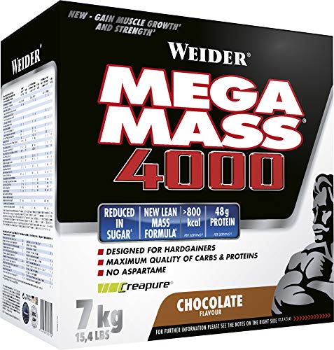 Weider, Mega Mass 4000, Schoko, 1er Pack (1 x 7 kg)