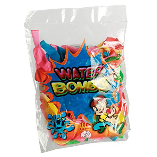 Preis am Stiel 1x 100er Pack Wasserbomben | Luftballons | Kindergeburtstag | Garten Party | Mitgebsel | Wasserspielzeug | Outdoor | Spielspaß für Kinder | Sommerspiel | Geschenk für Kinder