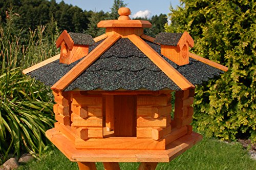 Vogelhaus, Vogelhäuschen behandelt mit Bitumschindeln