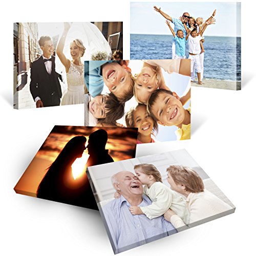 Ihr Foto auf Leinwand 120x80 cm - SOFORT ONLINE VORSCHAU Ihr eigenes Bild auf Leinwand mit Natur Holz-Spannrahmen - Wandbild mit Wunschmotiv - Persönliches Kunstdruck