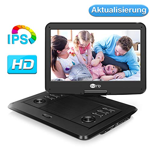 14 Zoll 178° IPS Tragbarer DVD Player Portable Fernseher Kinder Monitor Drehbarer Bildschirm 1920x1080 Full HD Video Filme 14002