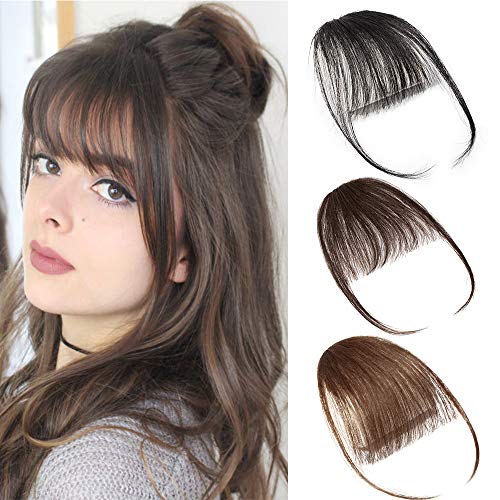 Air Pony Hair Clip In Pony Echthaar 100% Real One Stück Haar Extension mit Seite Tempel